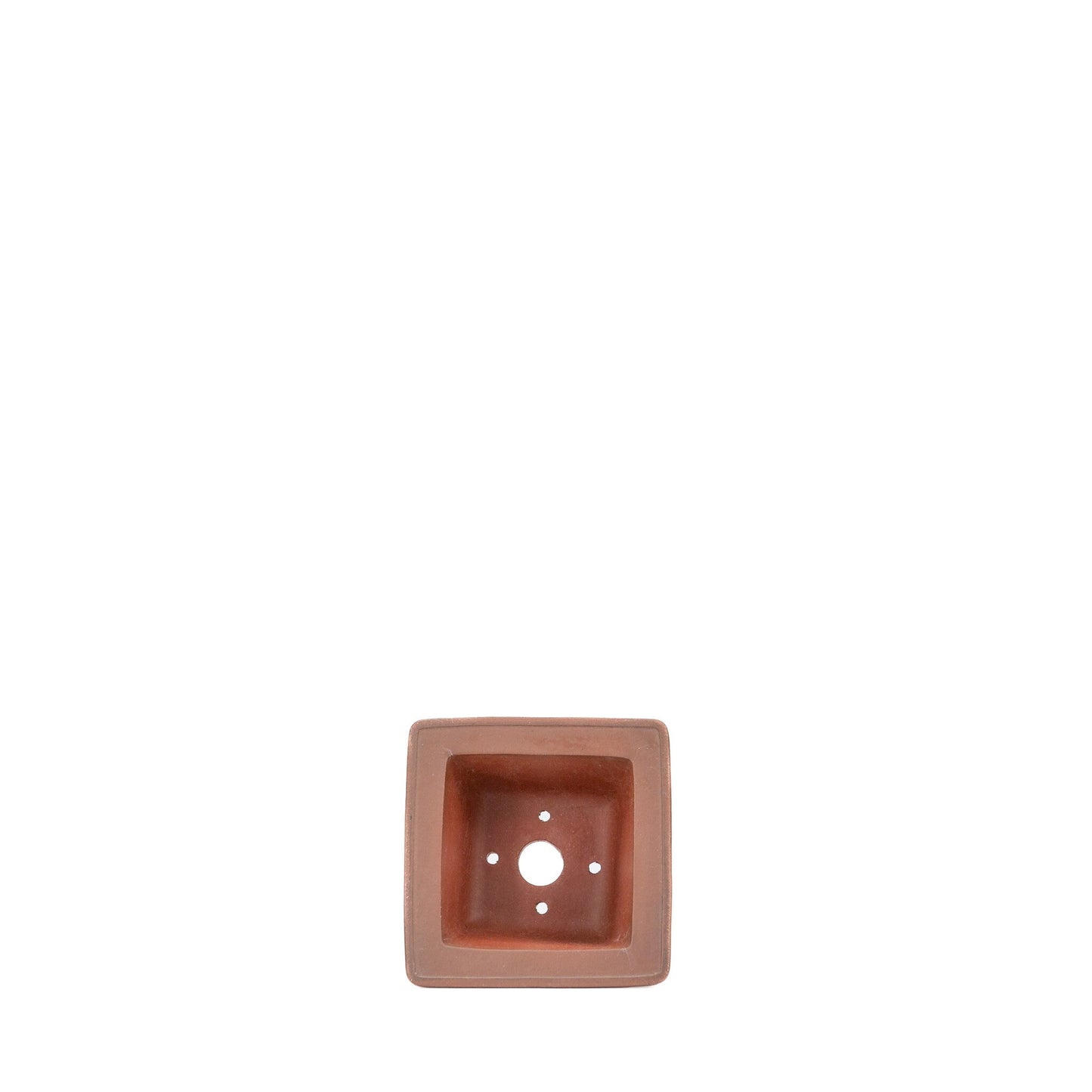Pot Shohin Bonsai Yixing non émaillé rectangulaire 10 cm