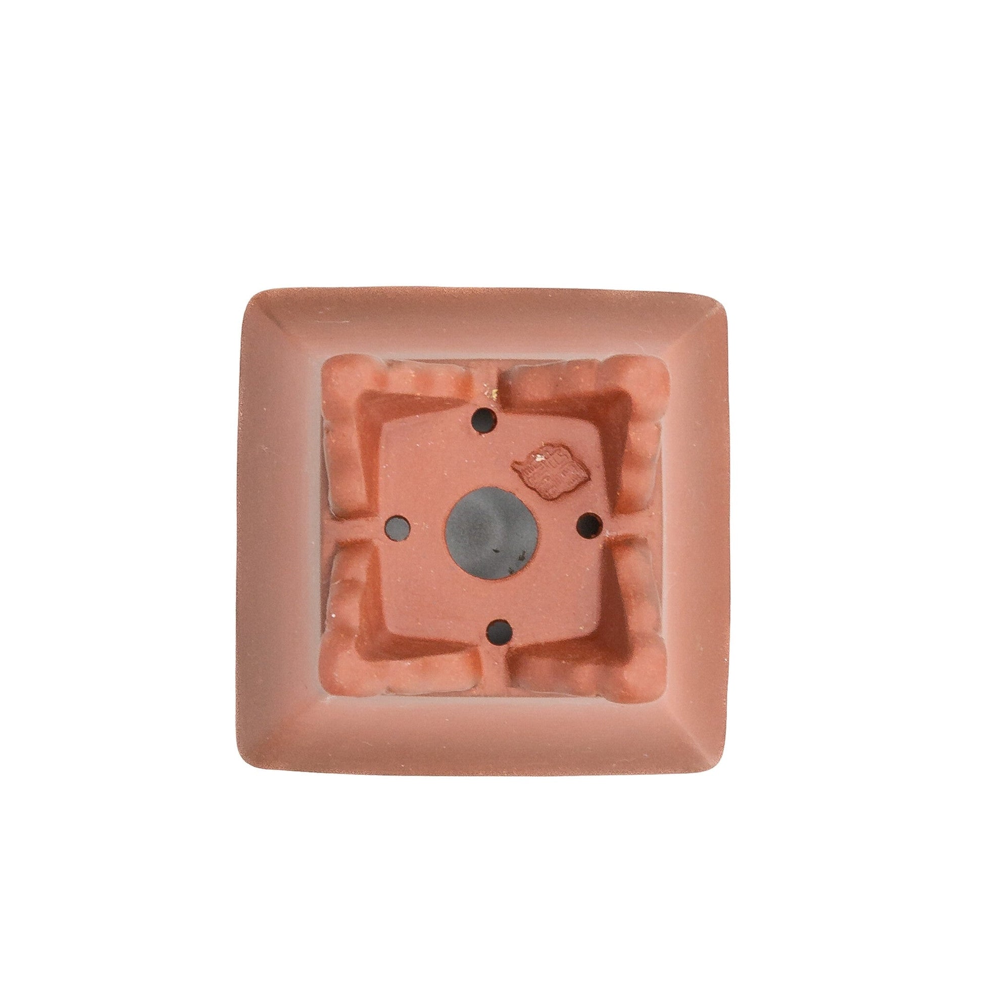 Pot Shohin Bonsai Yixing non émaillé rectangulaire 10 cm