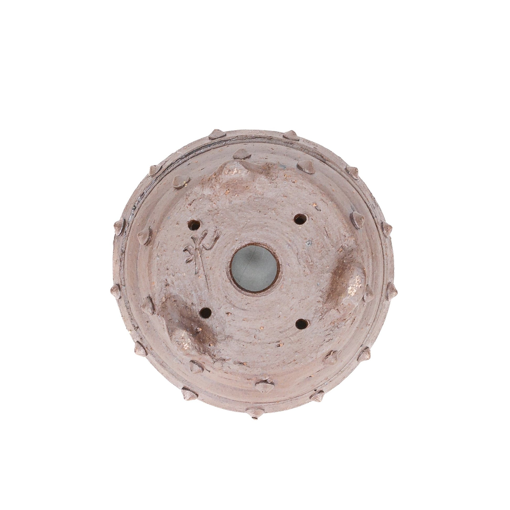 Pot Shohin Bonsai non émaillé tambour rond 10 cm