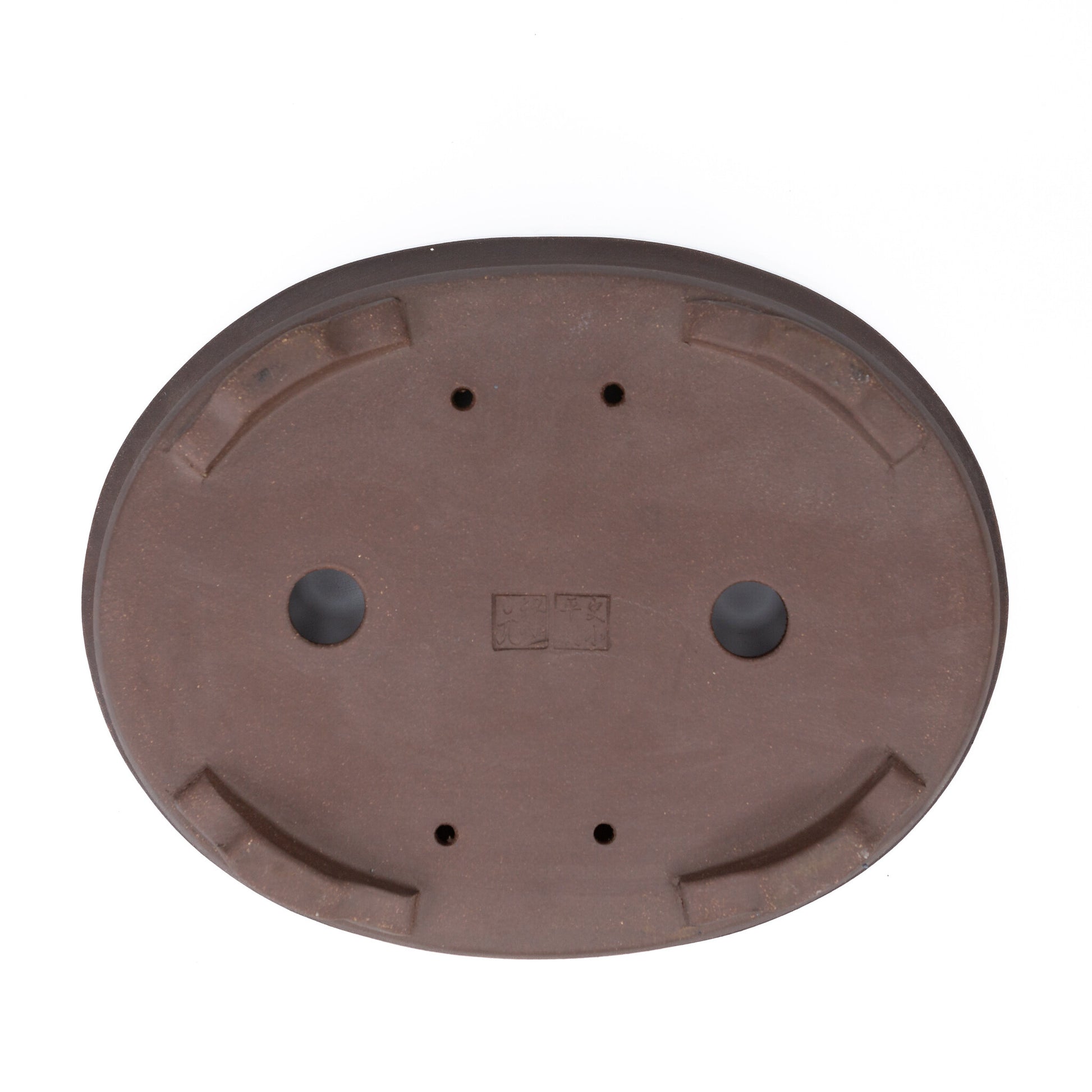 Pot à bonsaï ovale non émaillé 35 cm