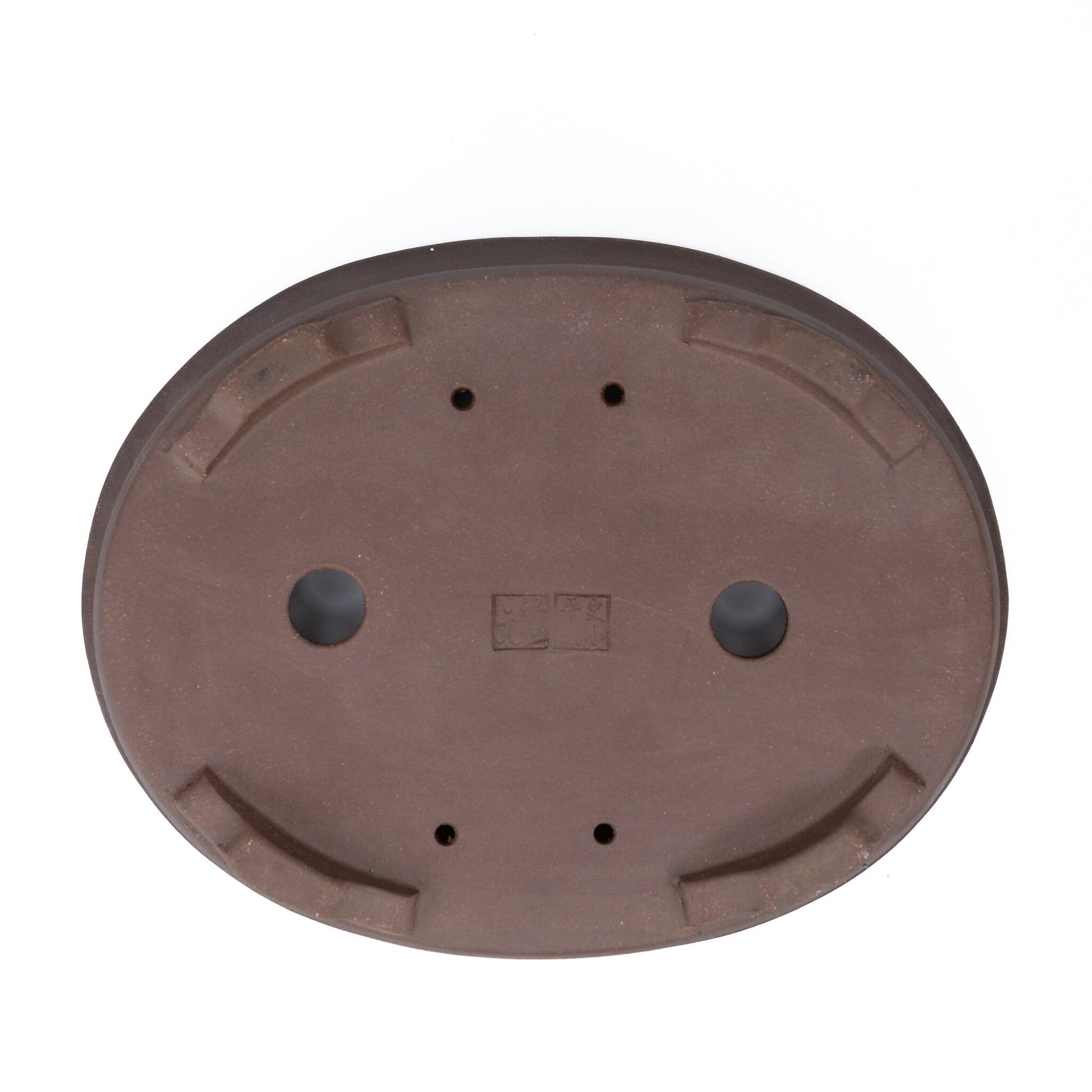 Pot à bonsaï ovale non émaillé 35 cm