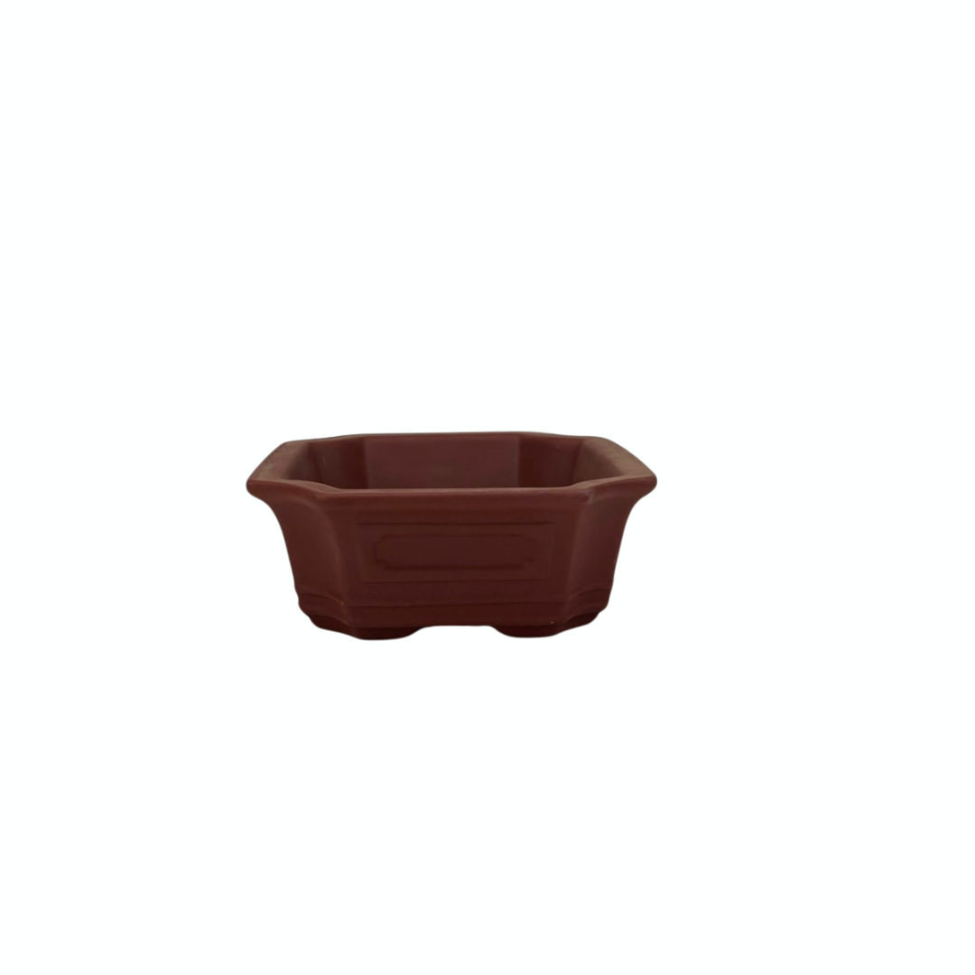 Pot à bonsaï rectangulaire non émaillé 18 cm