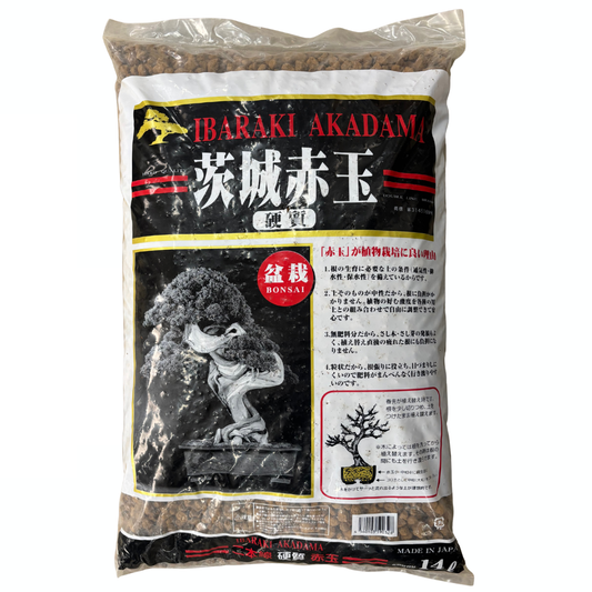 Bonsaï akadama 14 litres (gros, 10 mm)