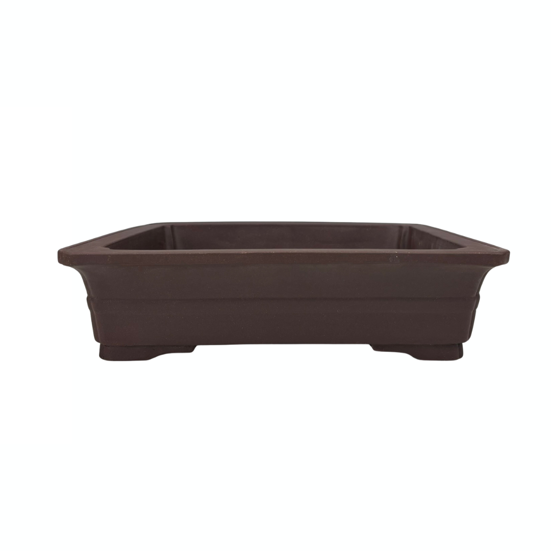 Pot à bonsaï - rectangulaire, non émaillé (35 cm de large)
