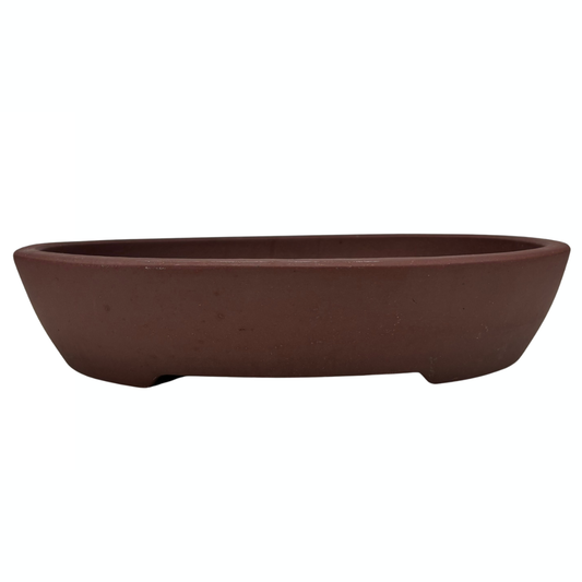 Bonsai pot - ovaal, ongeglazuurd (46cm breed)