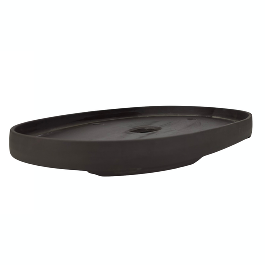 Bonsai pot - ovaal, ongeglazuurd (48cm breed)