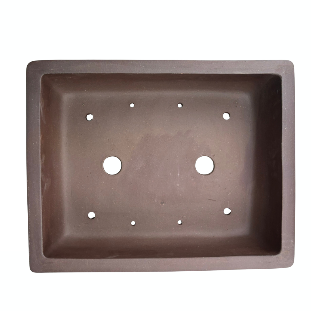 Bonsai pot - rechthoekig, ongeglazuurd (43cm breed)