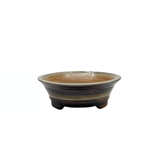 Pot à bonsaï sang de bœuf René Lecocq 14cm