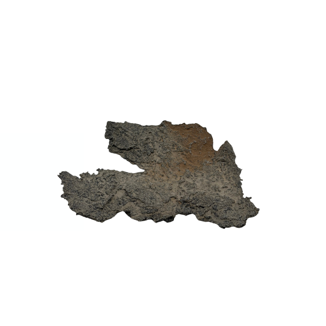 Bonsai slab grijs met beige accenten 23cm