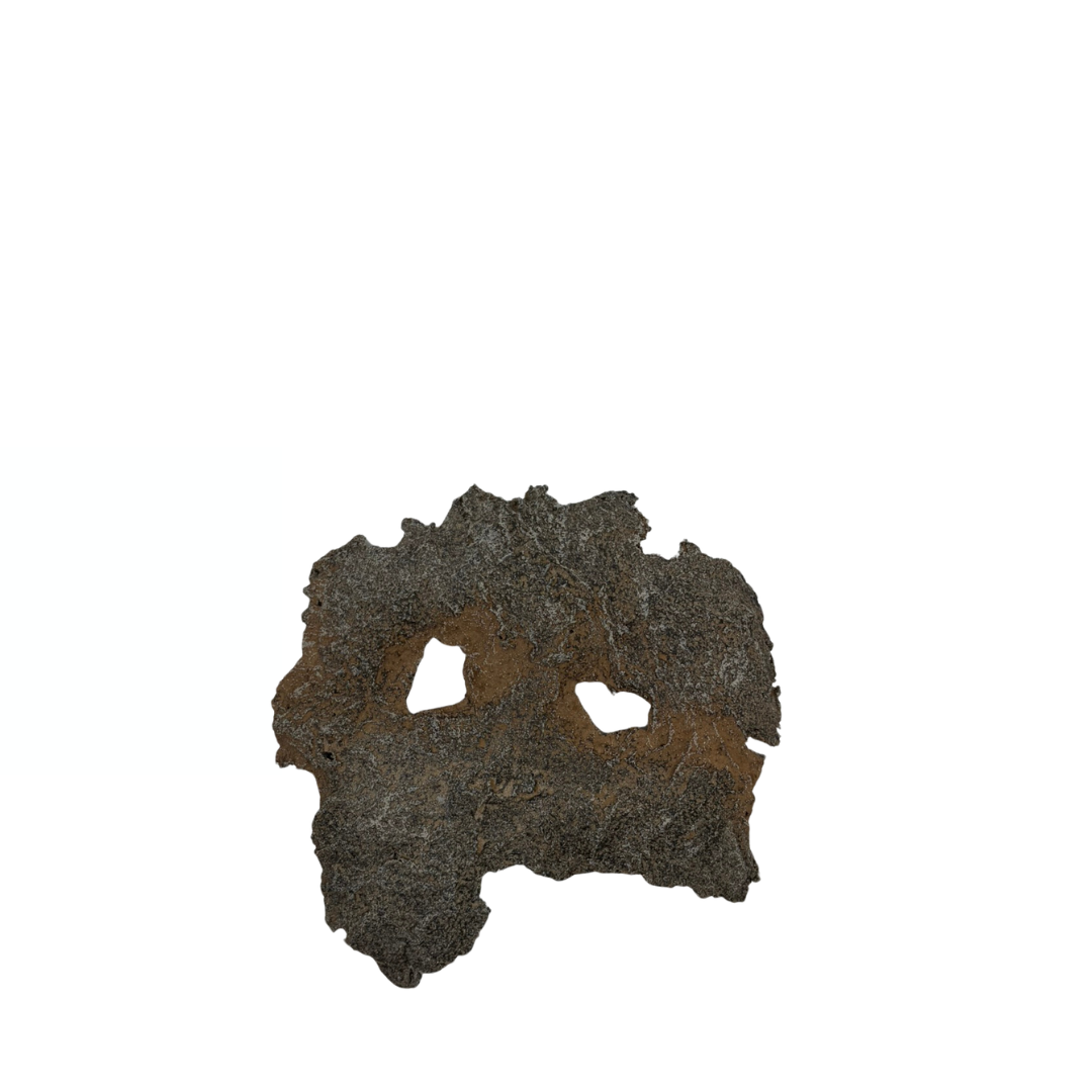 Bonsai slab bruin met roest accenten 16cm