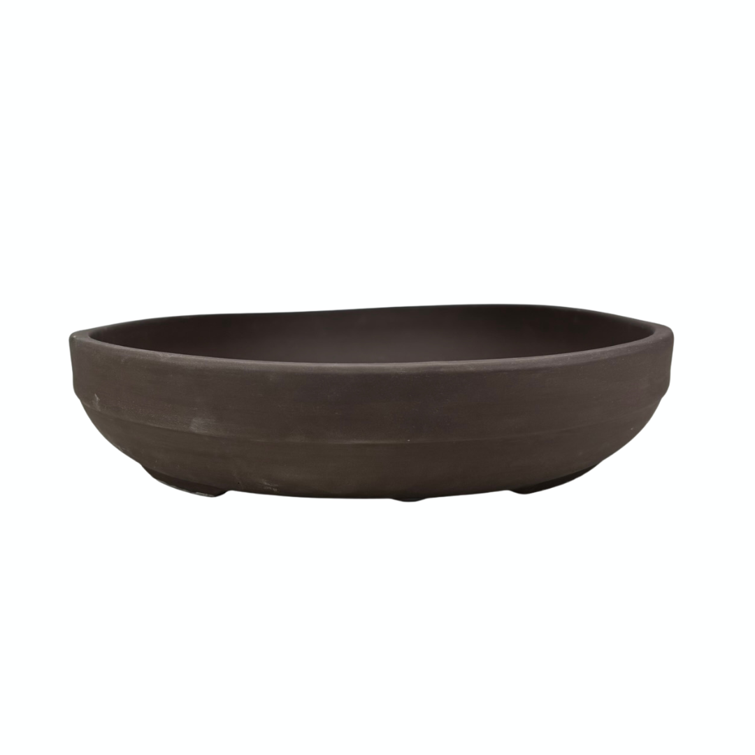 Pot à bonsaï ovale non émaillé 47 cm