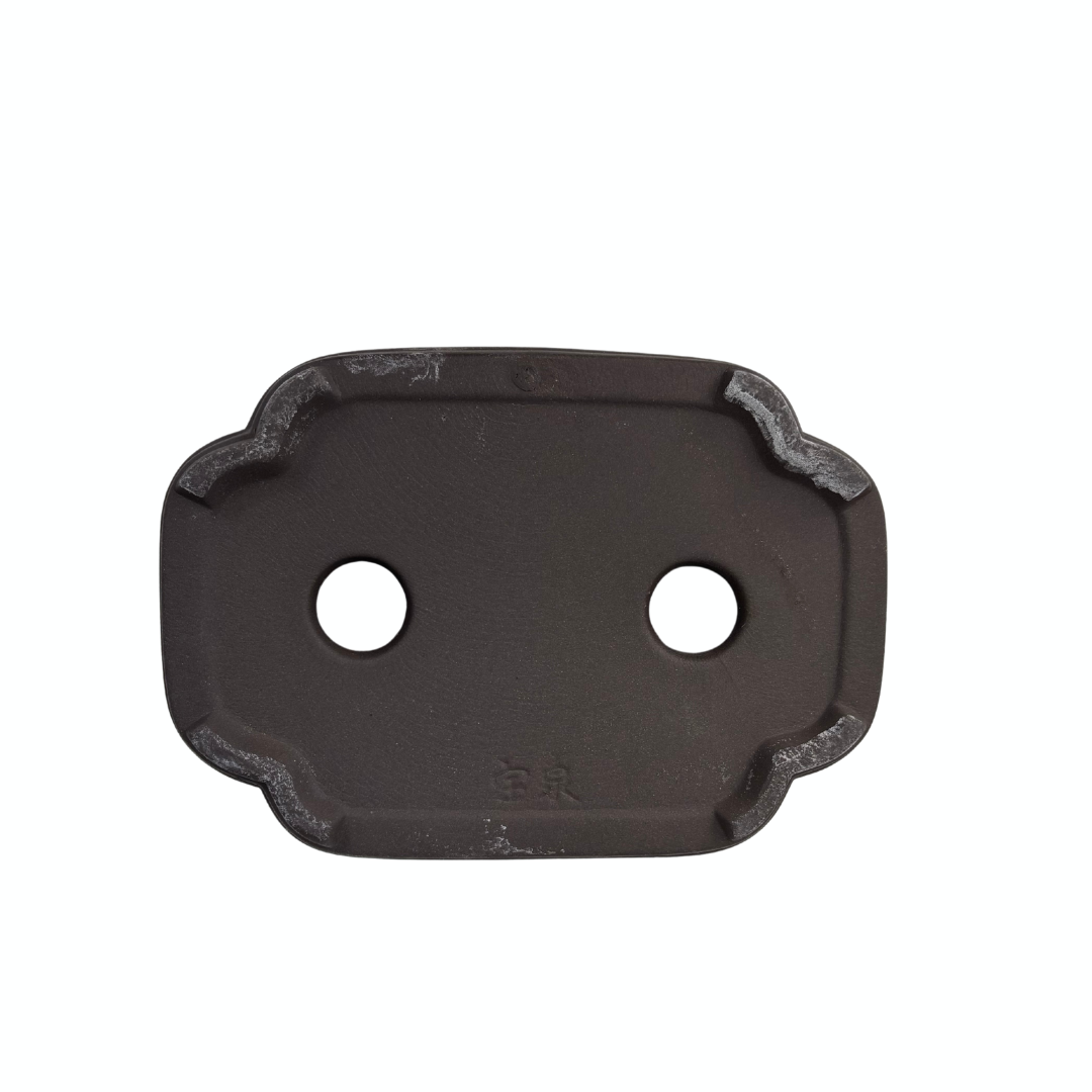 Pot à bonsaï mokko non émaillé 21 cm