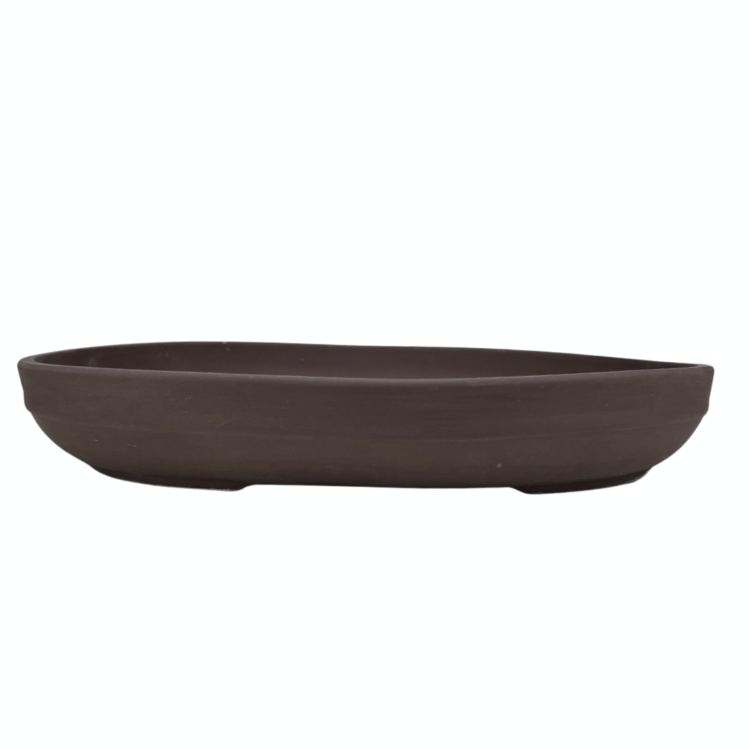 Pot à bonsaï ovale non émaillé 47 cm