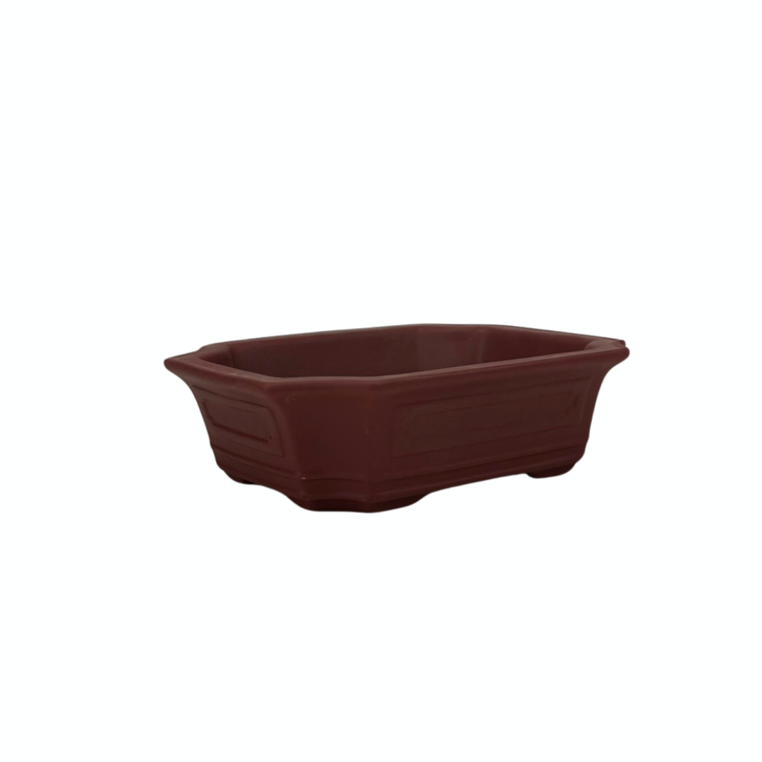 Pot à bonsaï rectangulaire non émaillé 18 cm