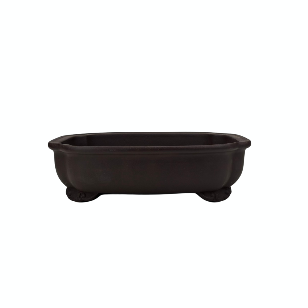 Pot à bonsaï non émaillé mokko 23 cm