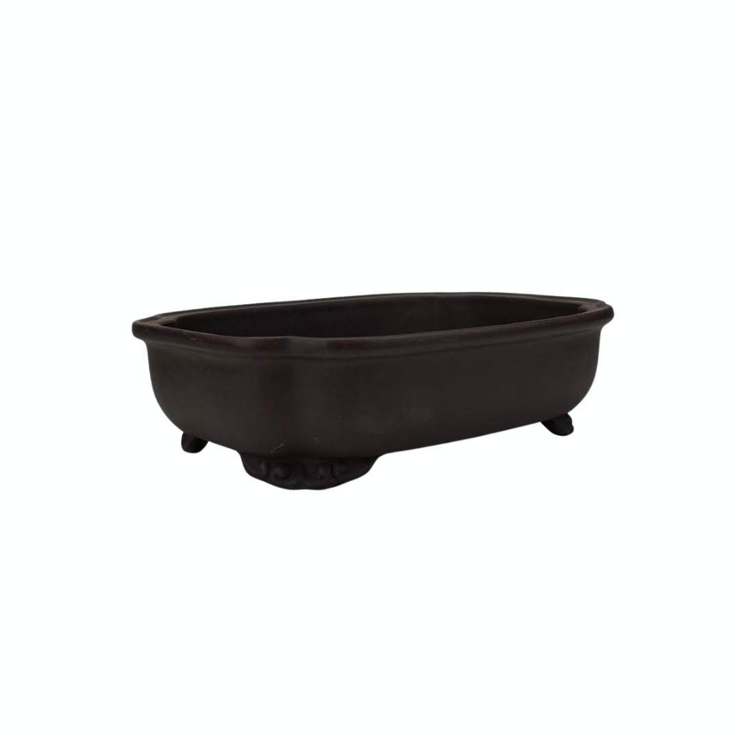 Pot à bonsaï mokko non émaillé 23 cm