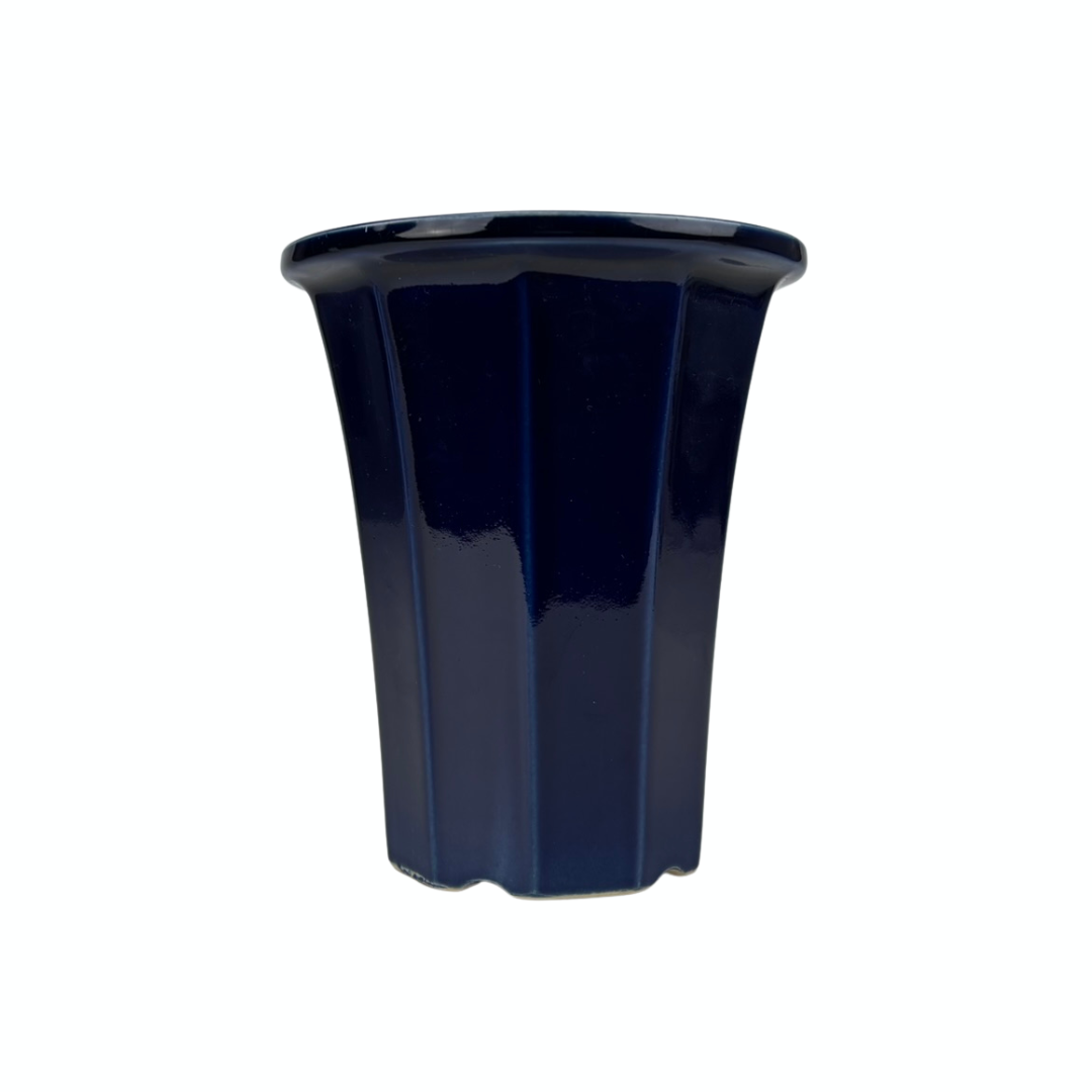 Pot à bonsaï cascade bleu 16 cm