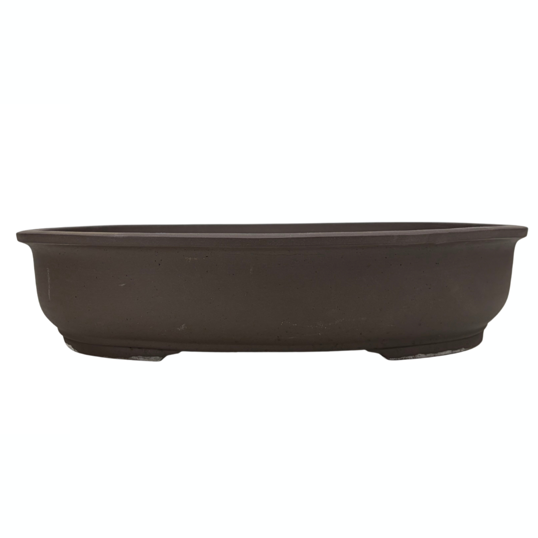 Bonsai pot - ovaal, ongeglazuurd (42cm breed)