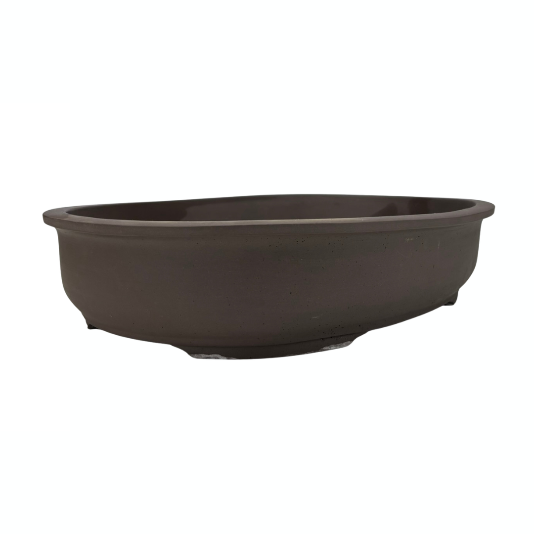 Bonsai pot - ovaal, ongeglazuurd (42cm breed)