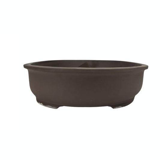 Bonsai pot - ovaal, ongeglazuurd (42cm breed)