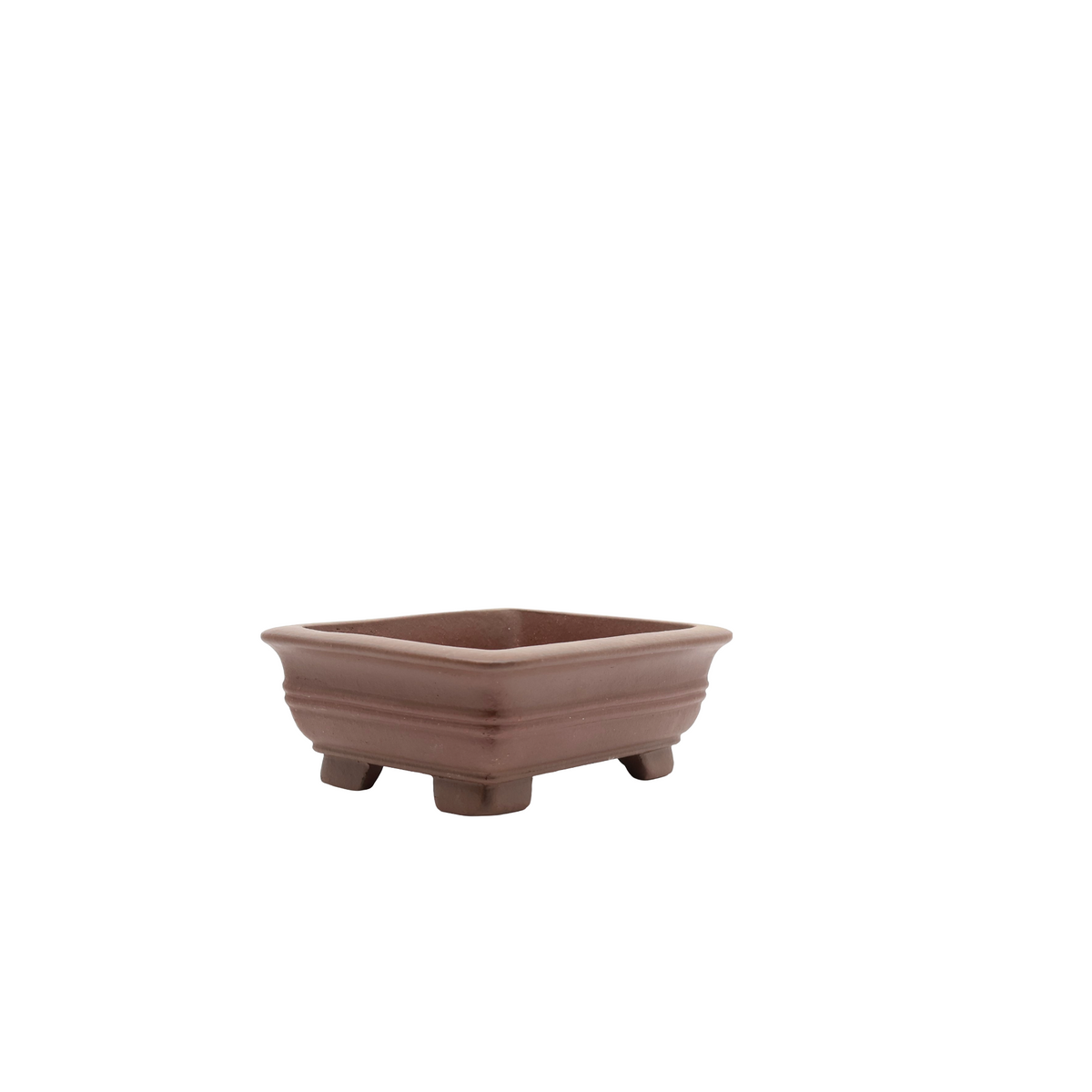 Bonsai pot ongeglazuurd rechthoekig 11cm