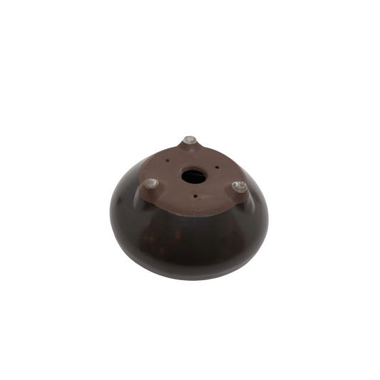 Pot à bonsaï rond noir mat 11 cm