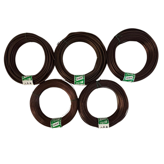 Fil d'aluminium combiné pour bonsaï (5 x 500 grammes)