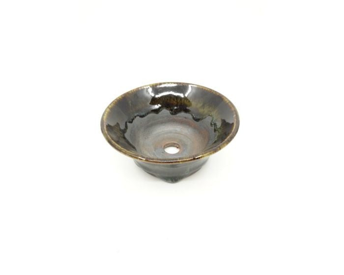 Pot à bonsaï « René Lecocq » rond 11 cm