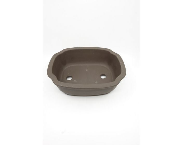 Pot à bonsaï mokko non émaillé 25 cm