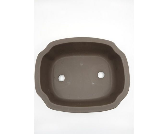 Pot à bonsaï non émaillé mokko 25 cm