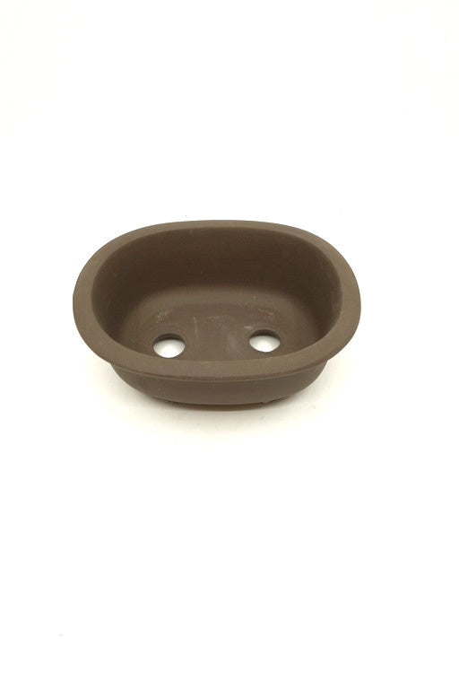 Pot à bonsaï non émaillé ovale 18 cm
